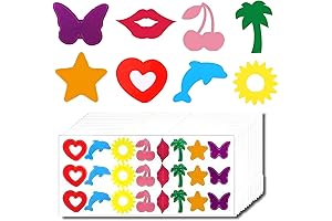 240 Pieces 10Sheets 8 Styles Suntan Tattoo Stickers