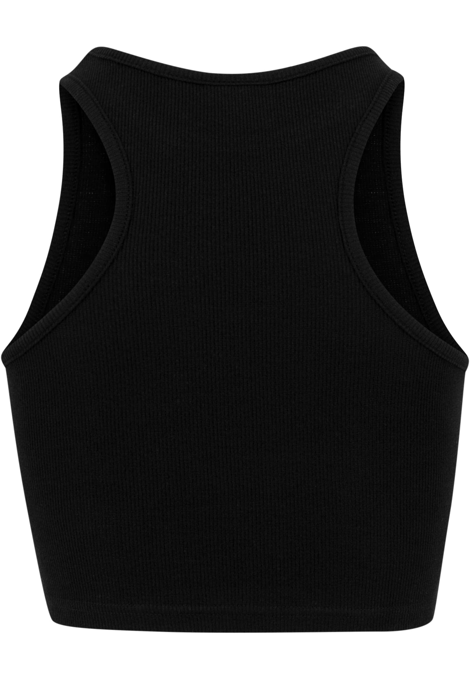Urban Classics Ladies Cropped Rib Top Donna Top Marrone Regular