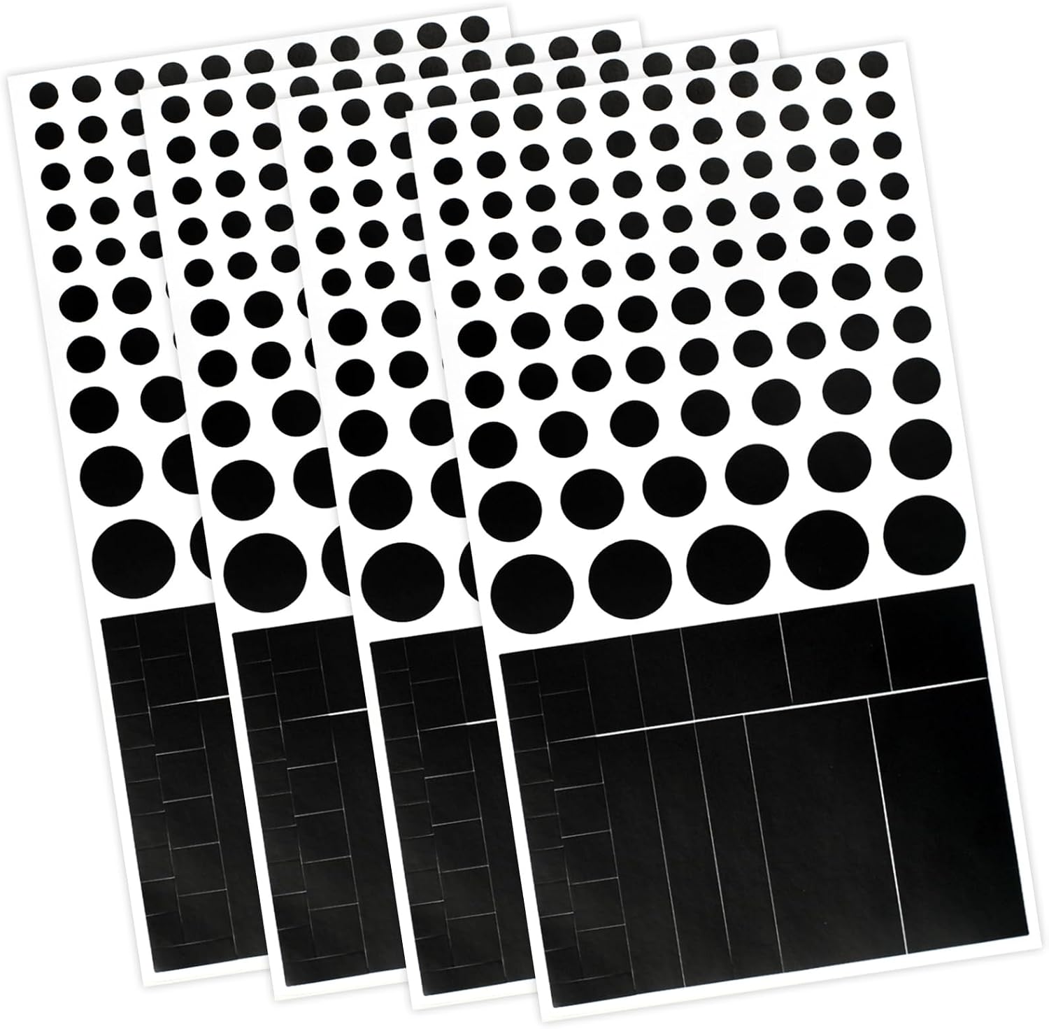 Vinyl Webcam Covers – Restickable Privacy Stickers for Laptop, Smartphone, Tablet, Smart TV & Game Console – Black, Multiple Sizes