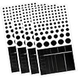 Blocked Vinyl Webcam Covers – Restickable Privacy Stickers for Laptop, Smartphone, Tablet, Smart TV & Game Console – Black, Multiple Sizes