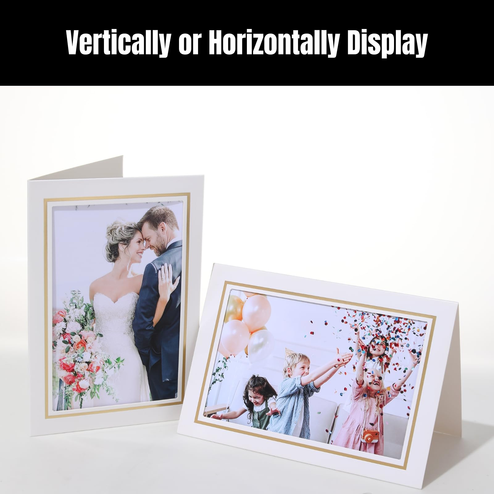48 Pack Kraft Paper Photo Insert Cards With Envelopes – 4x6 Paper Frames By Best Paper Greetings