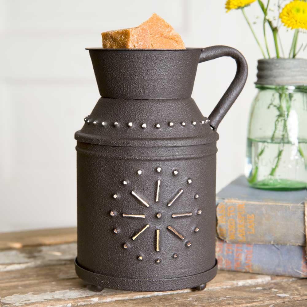 Home Dรฉcor Wax Warmer, 5" W x 4" D x7 T, Brown