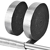 Pipe Wrap Insulation - 33 ft Outdoor Pipe Foam Insulation Tape Self Adhesive for Winter Freeze Protection Insulation Wrap - Aluminum Foil Finish-2