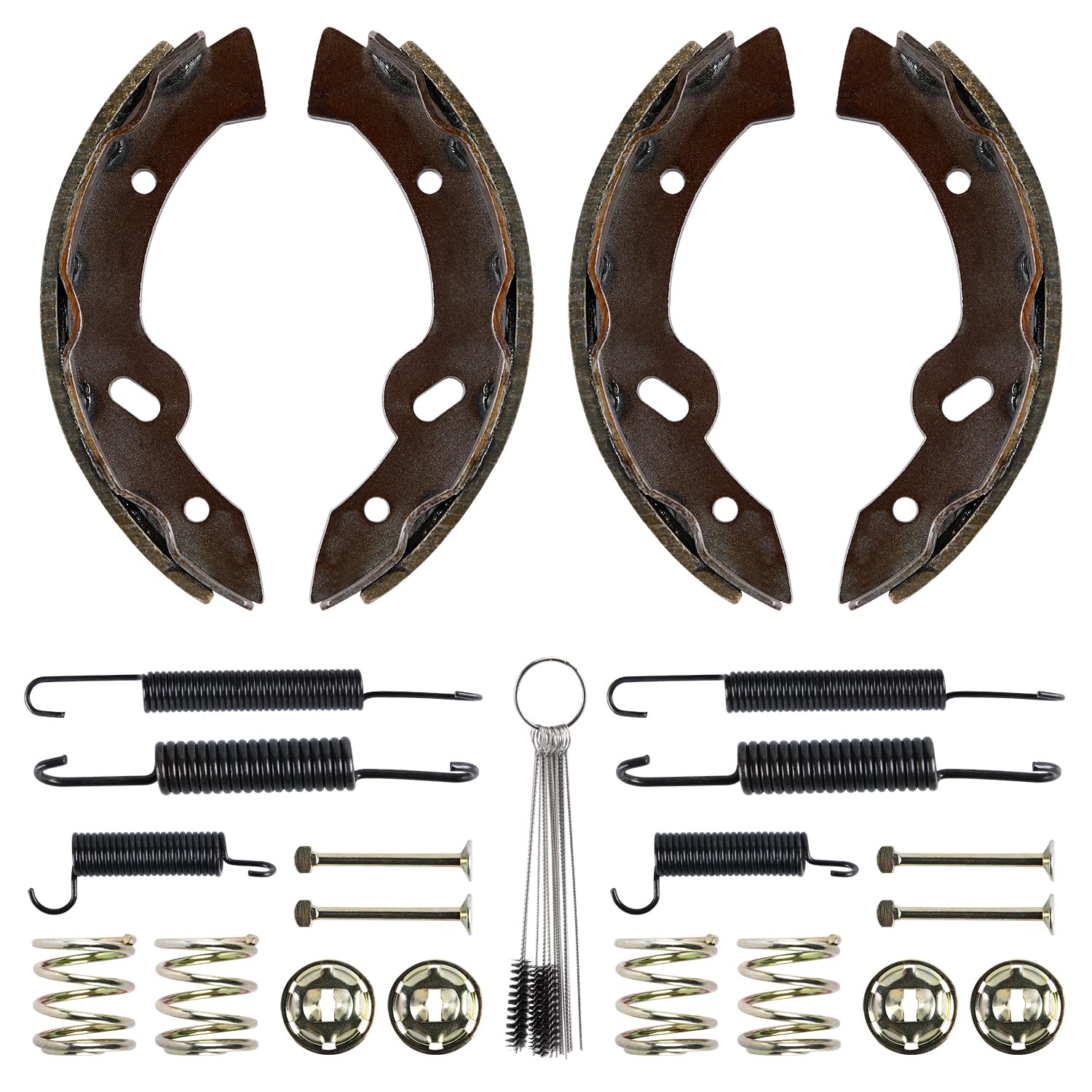 YDO Brake Shoe Set And Spring Kit For Golf Cart Ez-Go Medalist/Txt 1997 Up, Hardware Workhorse 96 Replacement Yamaha G2-G22 94-06 27943G01 70795G01 27944-G01