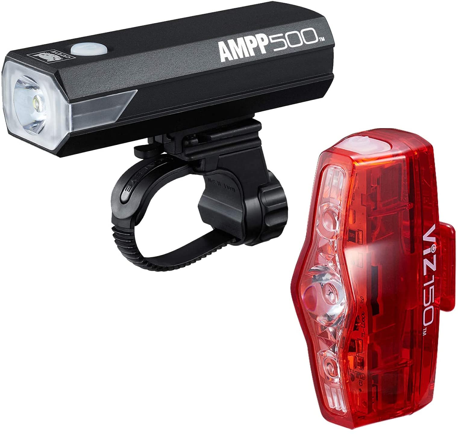 CatEye Ampp 500/ViZ 150 Front & Rear Cycling Light Set