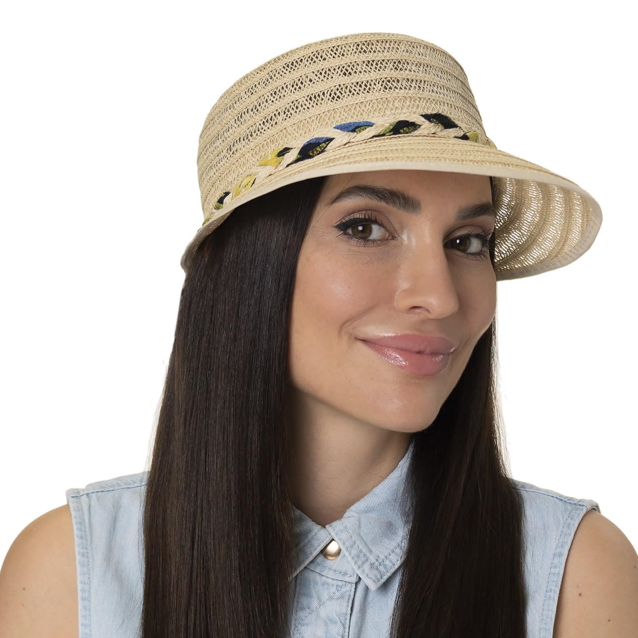 Lipodo Chapeau Regency Vented Valevia Femme - Casquette pour Visiere Le Soleil de Plage avec Ete Printemps-ete
