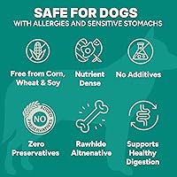 Vista 5 de Gaines Family Farmstead Filetes de salmón y batata para perros, 8 onzas, masticables suaves totalmente naturales, salmón de Alaska capturado