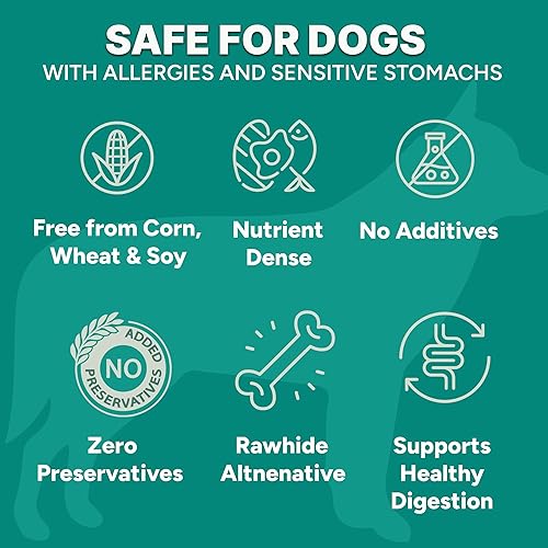 Miniatura 5 de Gaines Family Farmstead Filetes de salmón y batata para perros, bolsa de 8 onzas, golosinas totalmente naturales para perros, salmón de Alaska