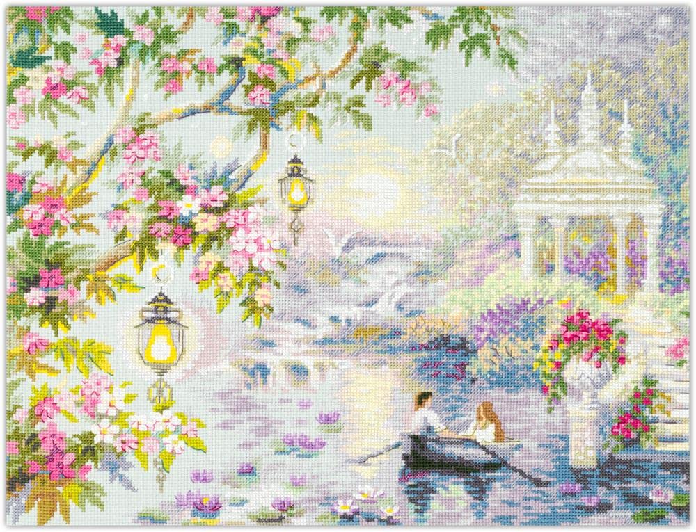 Magic Needle 550-765 ZW Amazing Dream Counted Cross Stitch Kit with Zweigart Edition, Cotton, White, 40 x 31 cm
