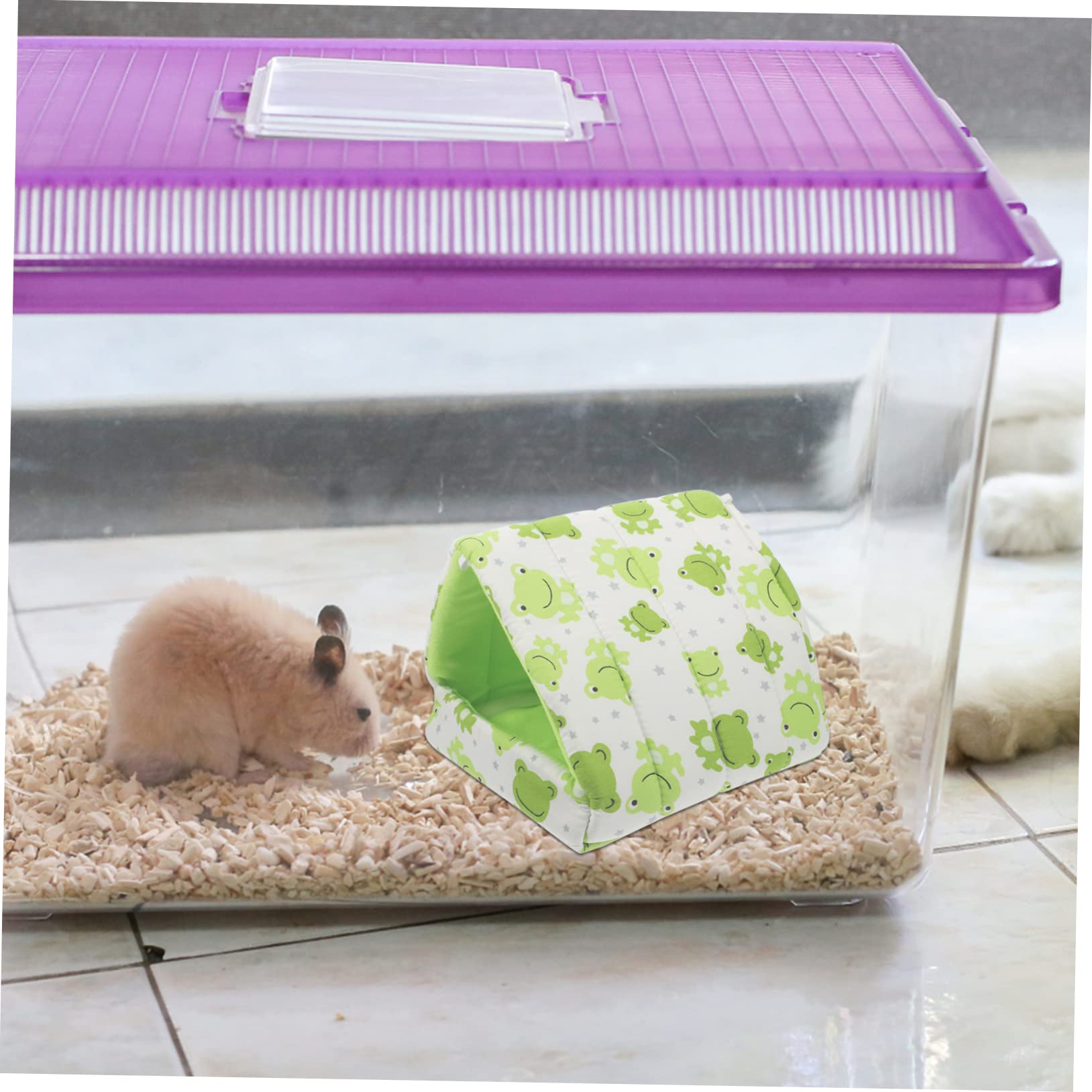 VANZACK 4piezas Cama Acogedora para Hámster y Roedores y Cómodo para Conejos y para Material Resistente y Transpirable