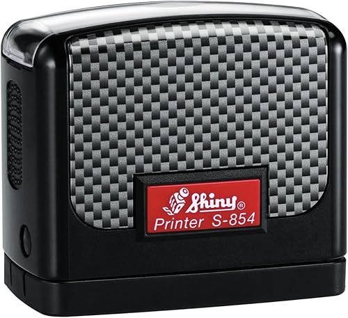 Miniatura 6 de Shiny S-854 - Sello de firma personalizado, tamaño grande, elige entre 15 colores de tinta