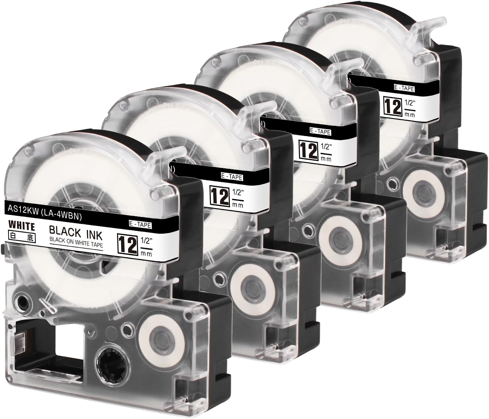Amazon.com: LK-4WBN Label Tape Replacement for Epson Label Maker Tape ...