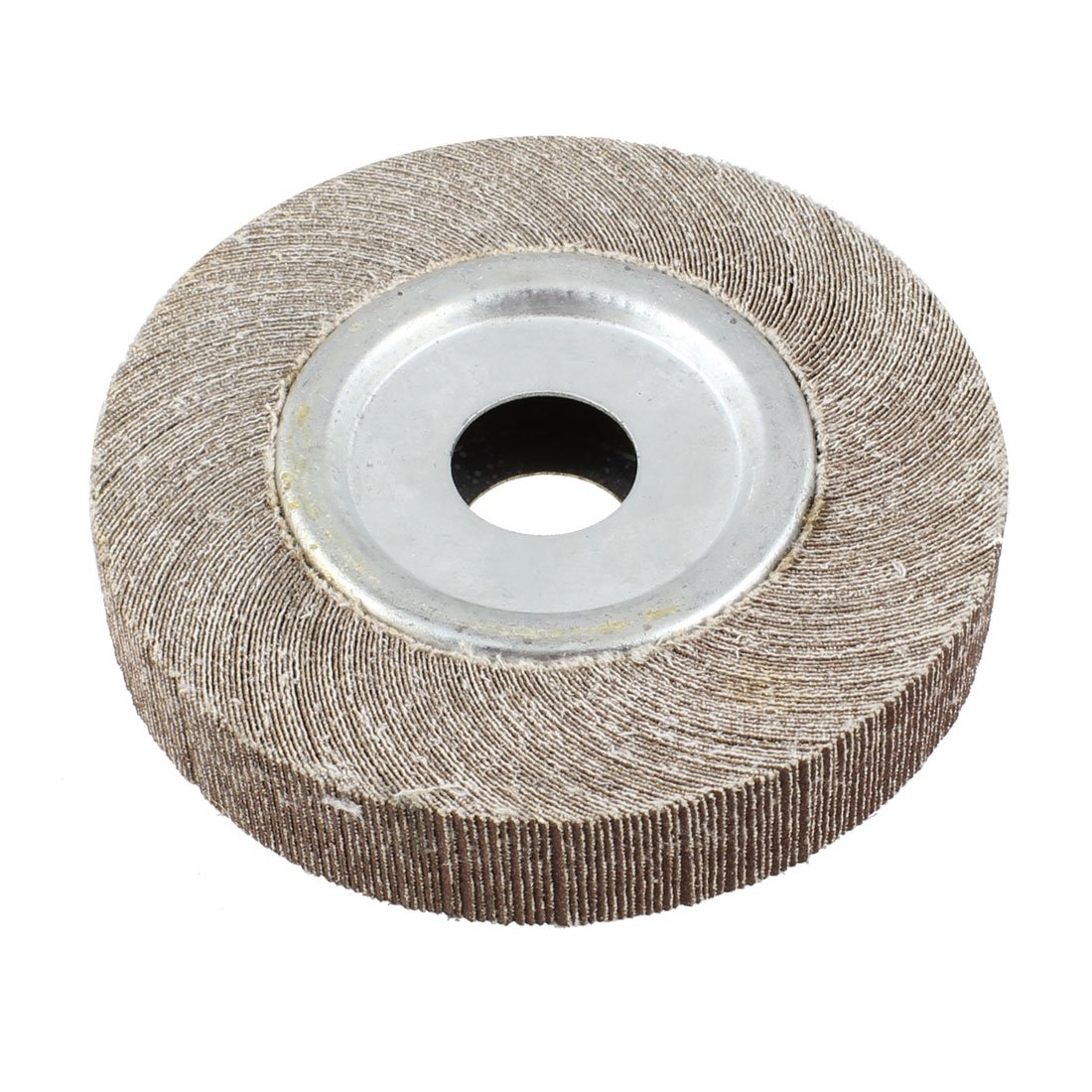 Aexit 125mm Head Abrasives 25mm Dia.drill hole 150 Grit Abrasive Mounted Flap Wheel Brush Model:15as400qo707