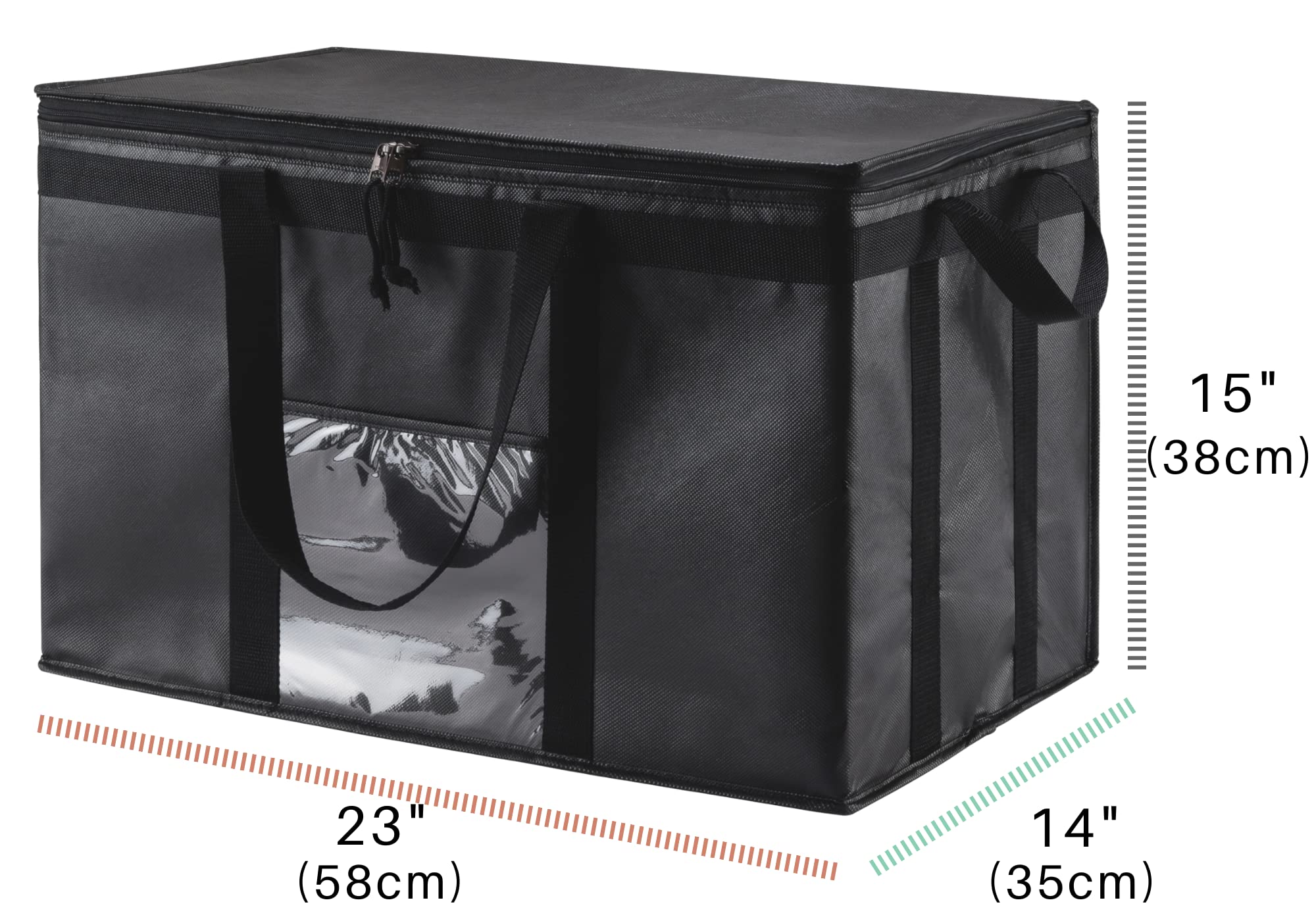 NZ Home Food Delivery Bag, Insulated Reusable Grocery Bag Ideal for