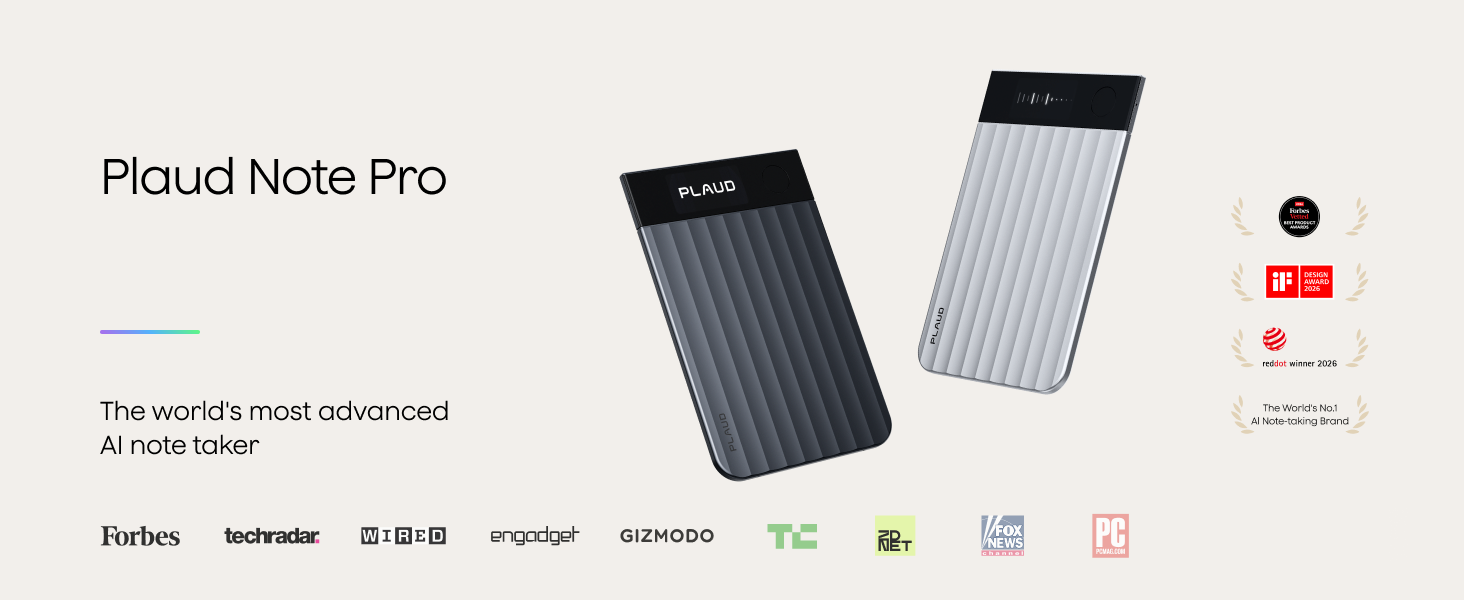 Amazon.com: Plaud Note Pro AI Voice Recorder, Transcribe