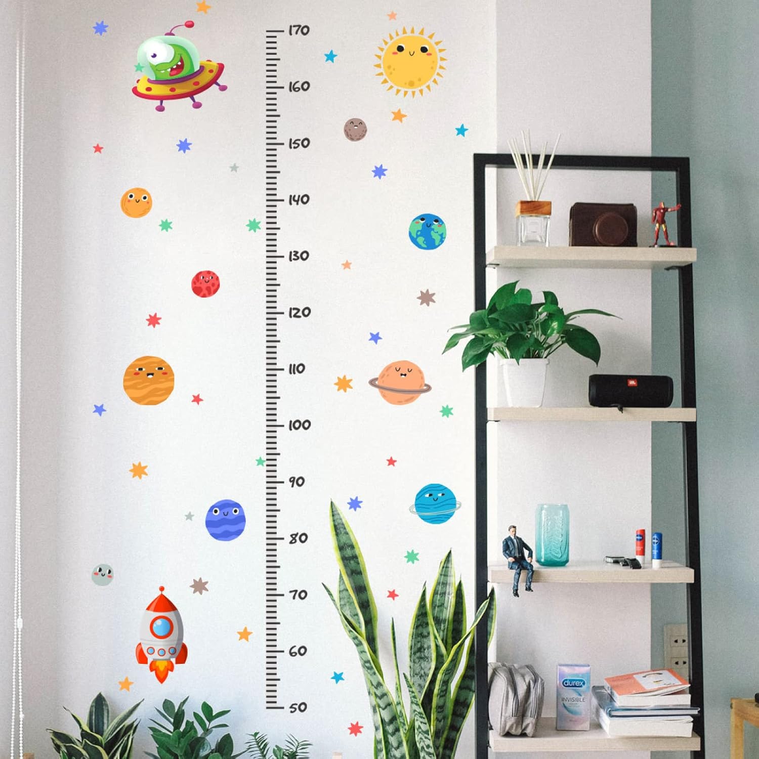 Kids Height Chart Wall Decals, Baby Growth Height Wall