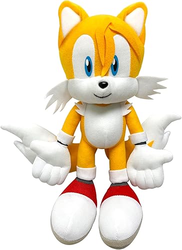 Sonic the Hedgehog - Miles Tails Prower - Peluche movible de 10 pulgadas de alto