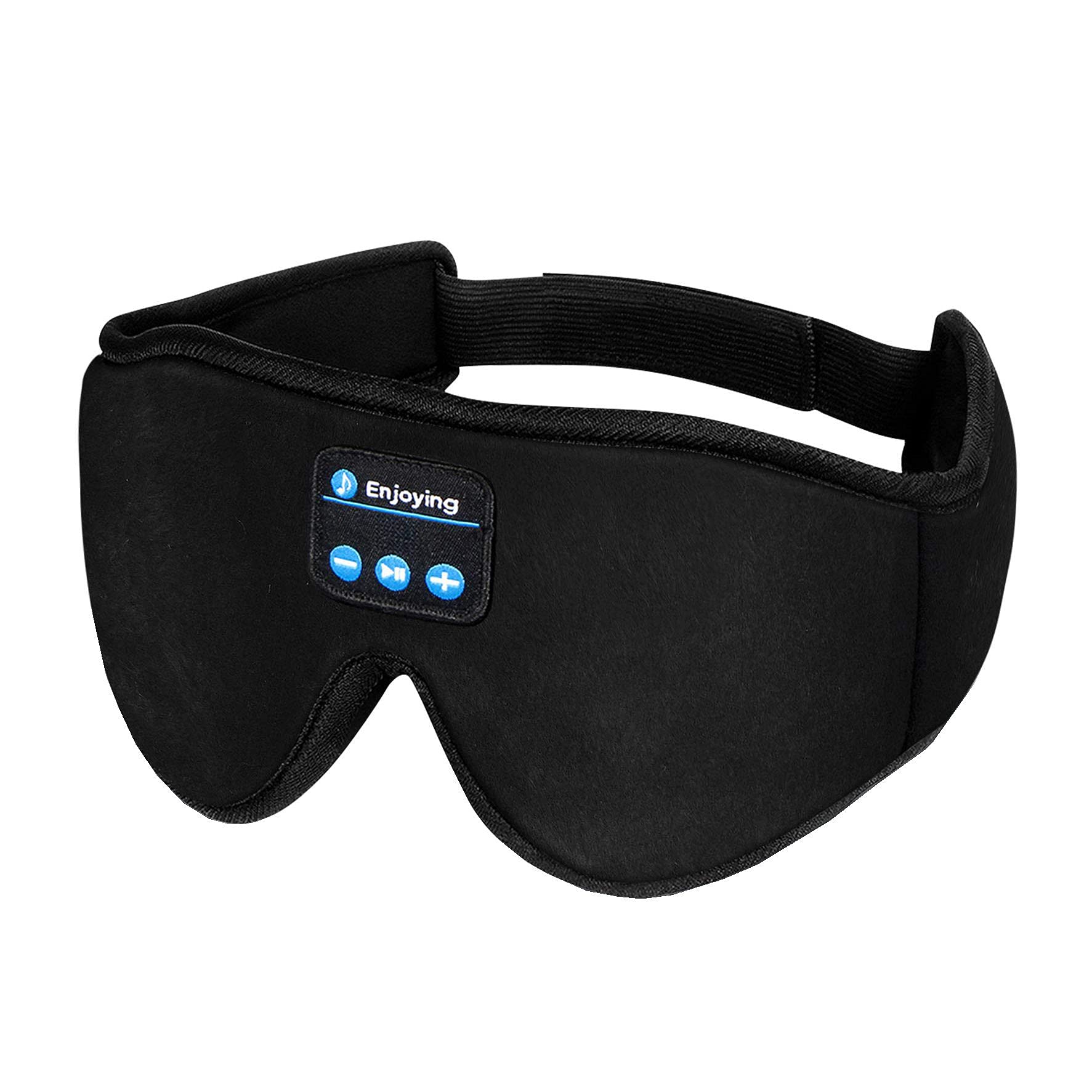 SnooZony - Wissenschaftlich Bewährte Schlafverbesserung Erleben 3D Schlafmasken Kopfhörer – 100% Verdunkelung, Bluetooth Augenmaske für erholsamen Schlaf, Reisen, Entspannung und Meditation