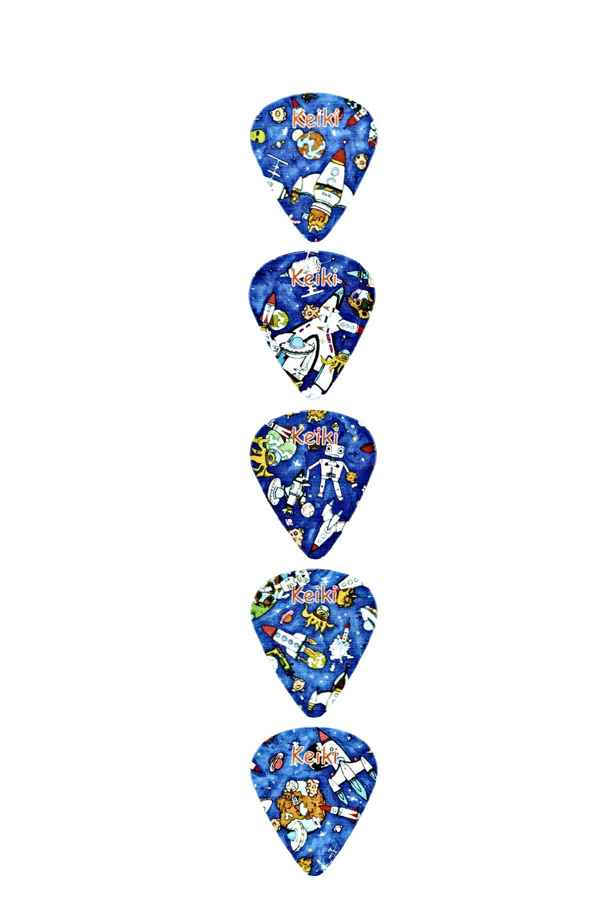 KEIKI "Spaceman" Picks - 25 pcs. (KPSP-25RF), medium