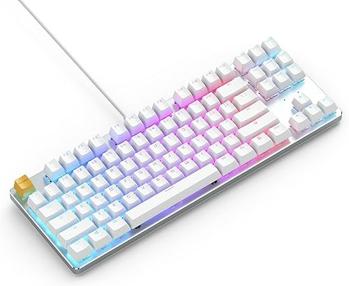 Miniatura 2 de Glorious Teclado para juegos personalizado GMMK 85 TKL teclado mecánico con cable USB C interruptores y teclas intercambiables en caliente RGB -