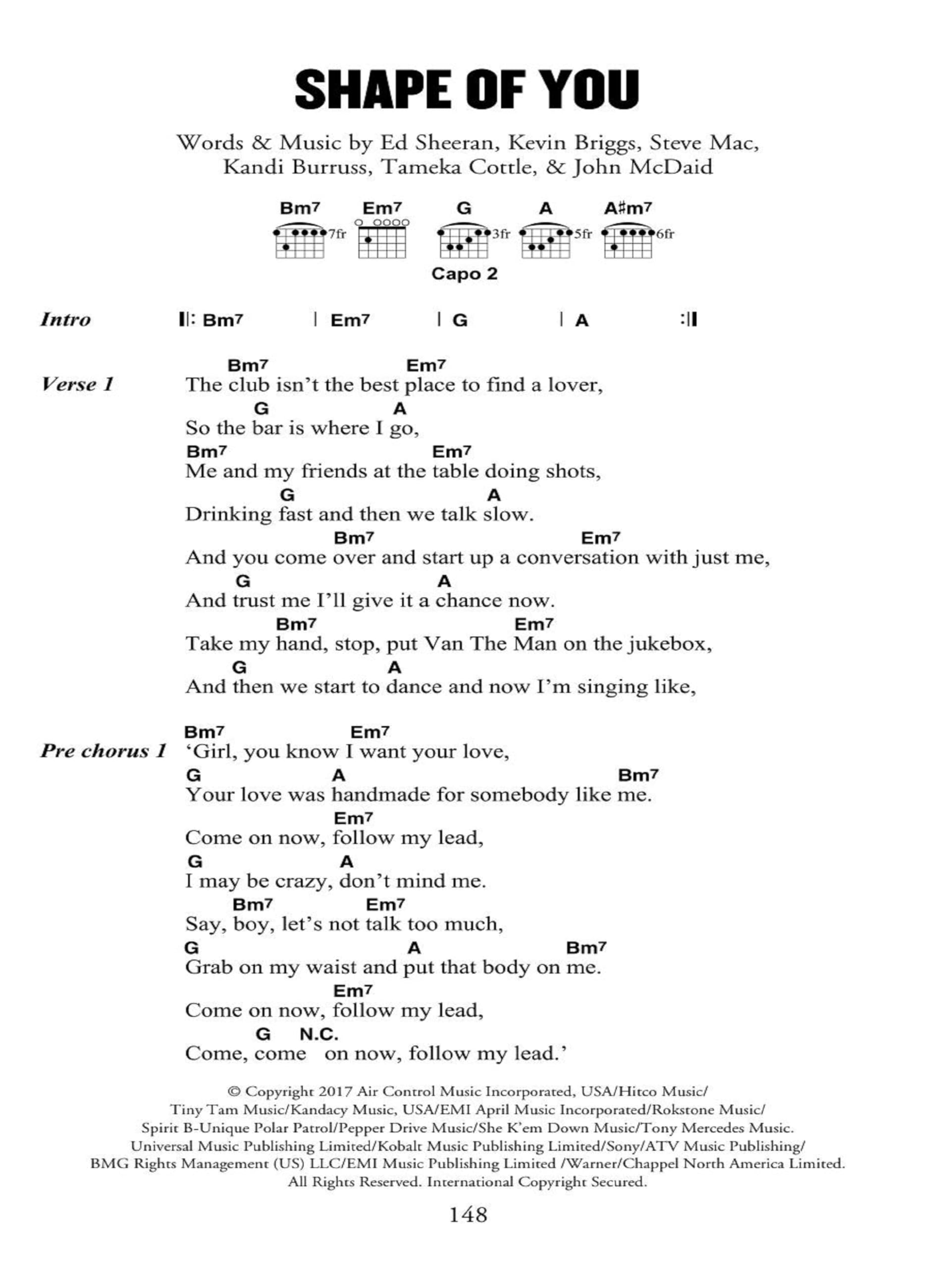 The little black songbook: ed sheeran