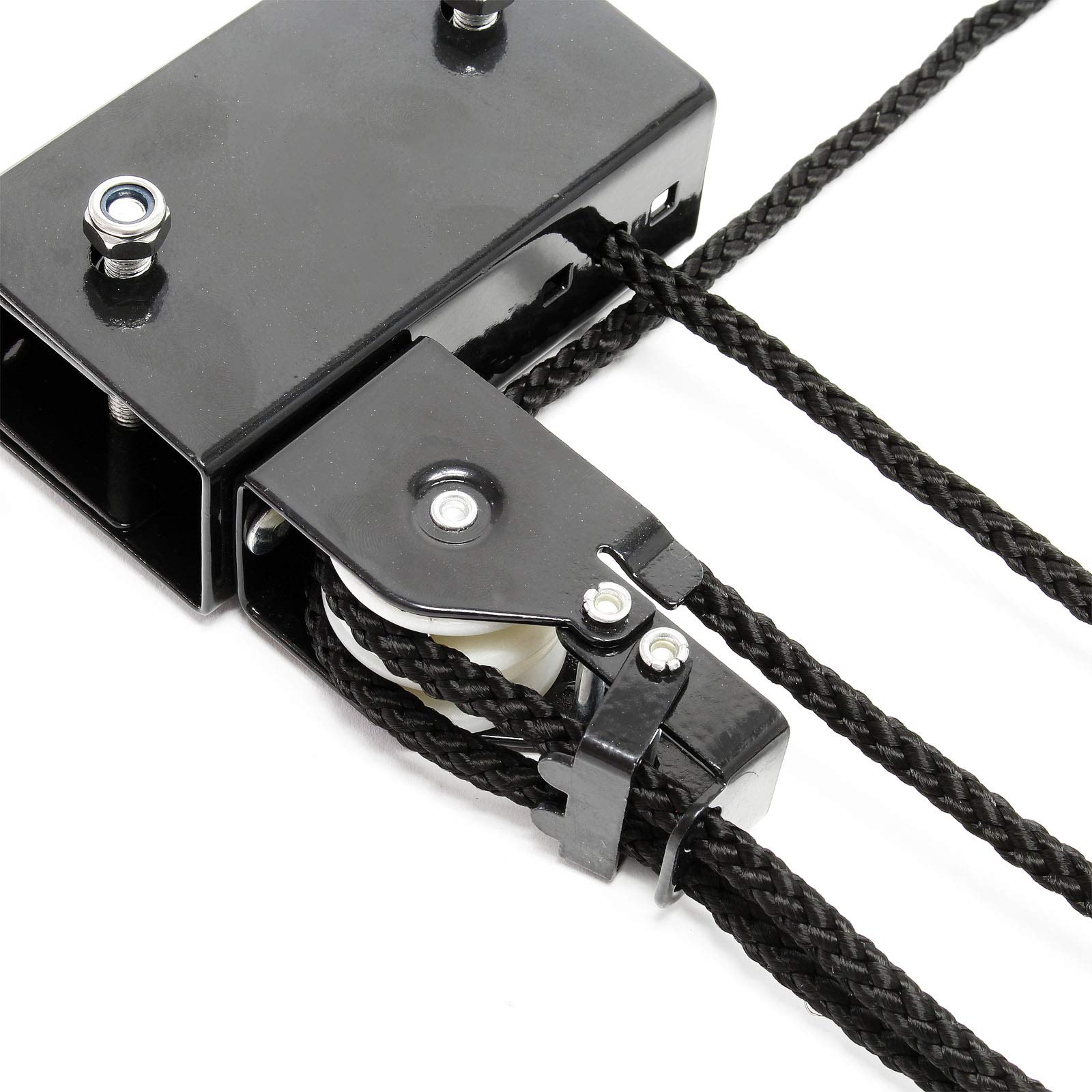 Wiltec Sollevatore a soffitto per Bici, Canoe e Kayak Fino a 45 kg Supporto con Gancio e carrucola
