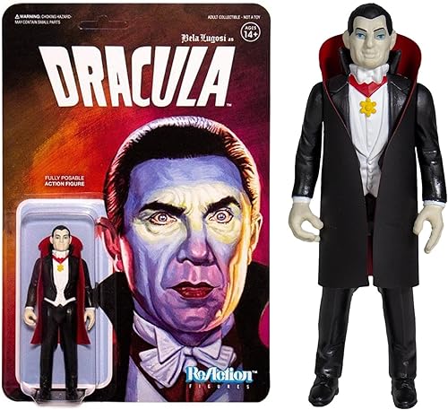 Miniatura 3 de Super7 Universal Monsters Drácula - Figura de acción de películas de monstruos universales de 3.75 pulgadas, coleccionables de películas clásicas y