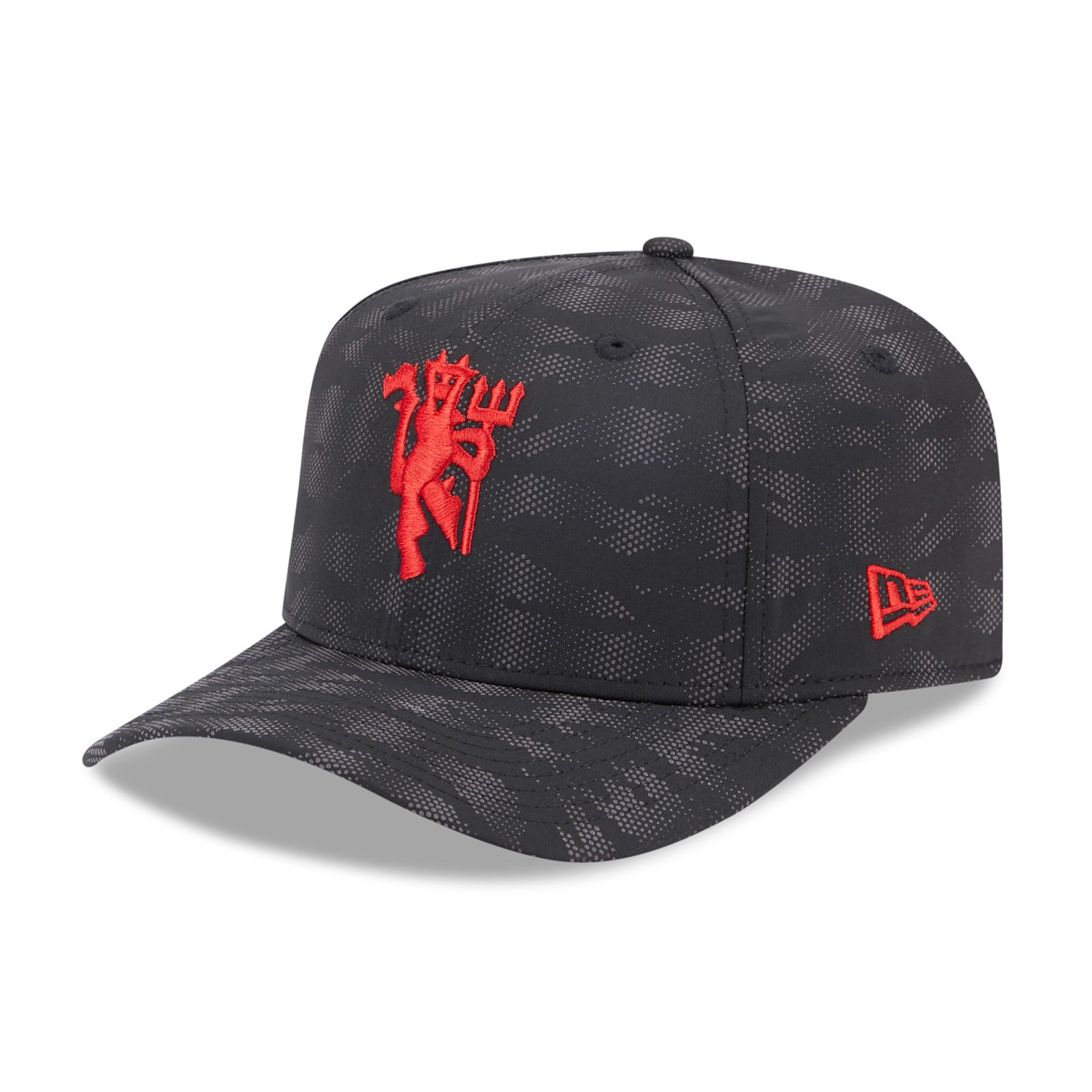 New Era Unisex Black 9Fifty Stretch-Snap Cap - Reflact Manchester United - M/L