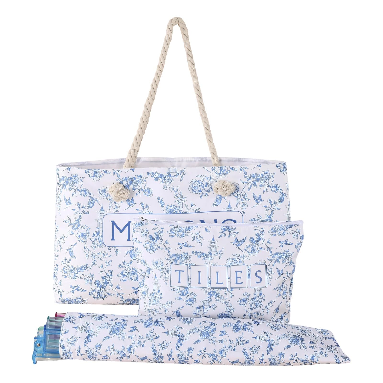 our fave Fashionable Mahjong Themed Carry All Bag Suitable for Daily Use and Trip Unisex Travel Planner