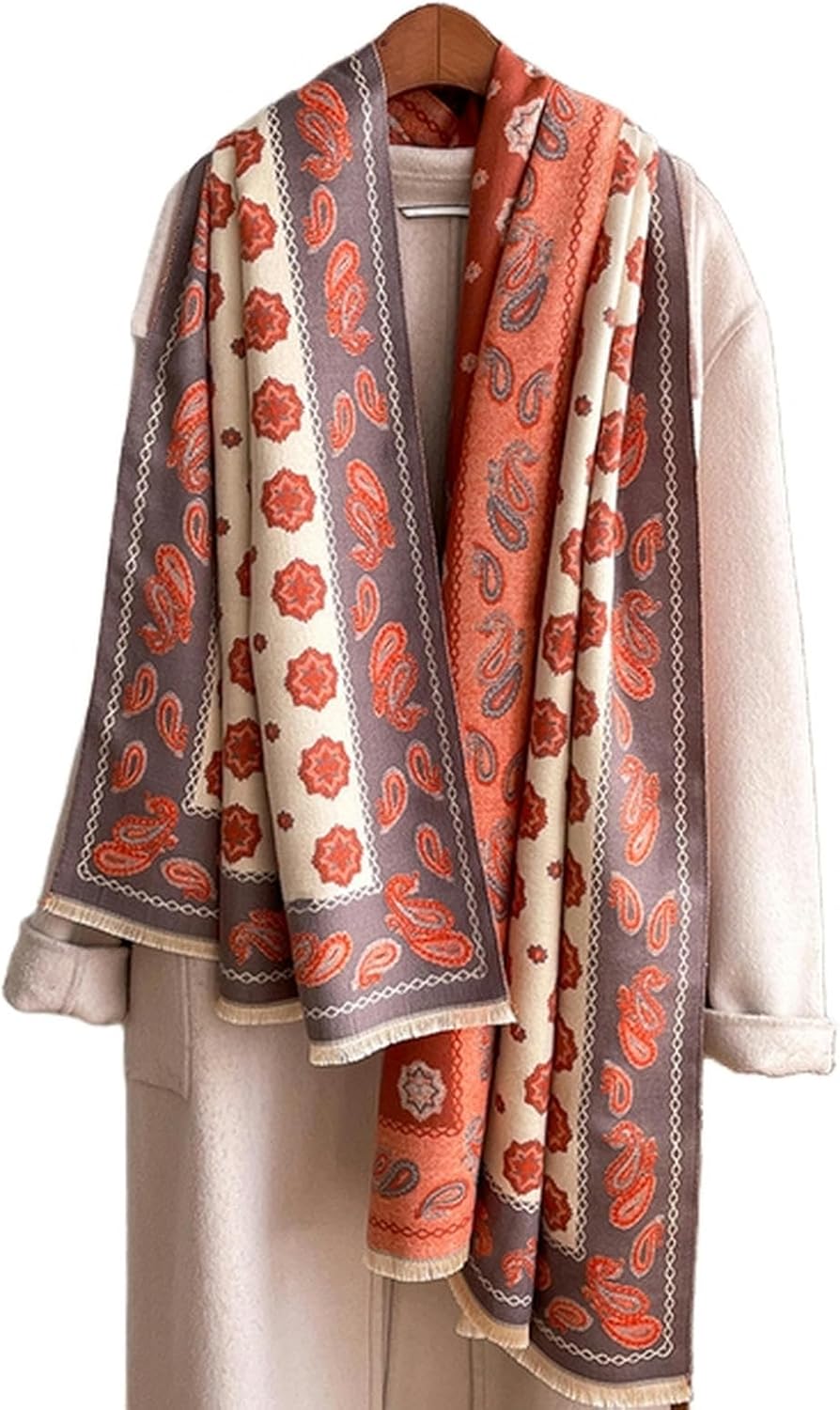 Shawl WFashion Scarf Print Thick Warm
