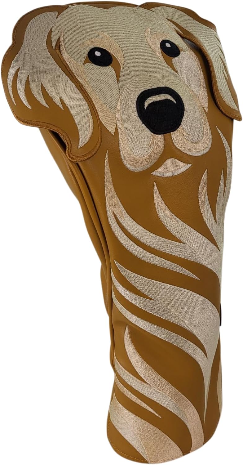 Golden Retriever Embroidered Classic Driver Headcover by ReadyGOLF