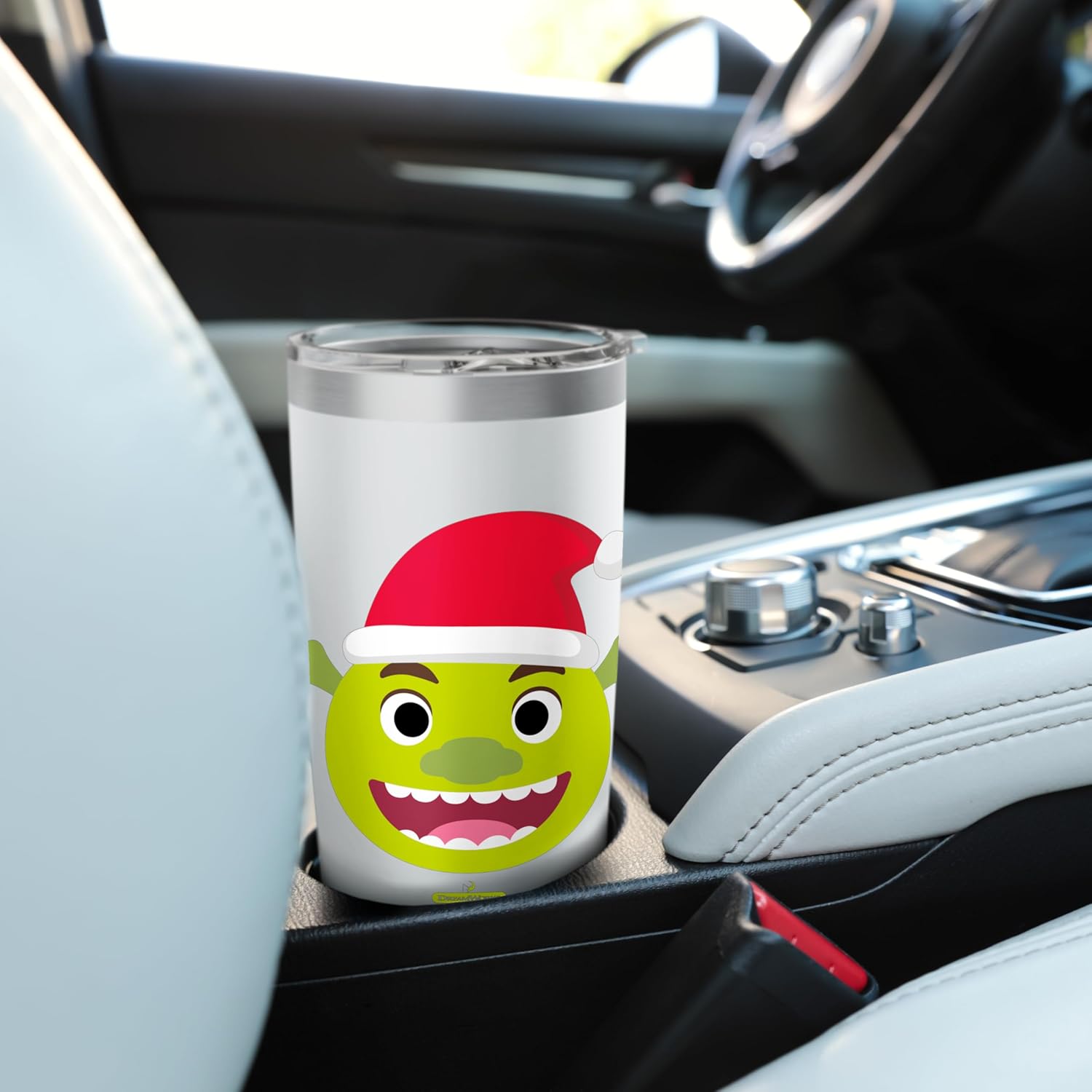 Shrek Santa Face Stainless Steel Insulated Tumbler - Image 6