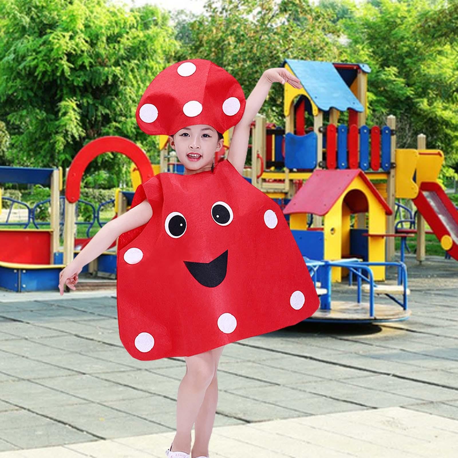 4xKids Fruit Costume Outfit Cosplay Cute Cartoon Novità Comodo Portatile Bambini Costume Travestimento per Festa in Maschera
