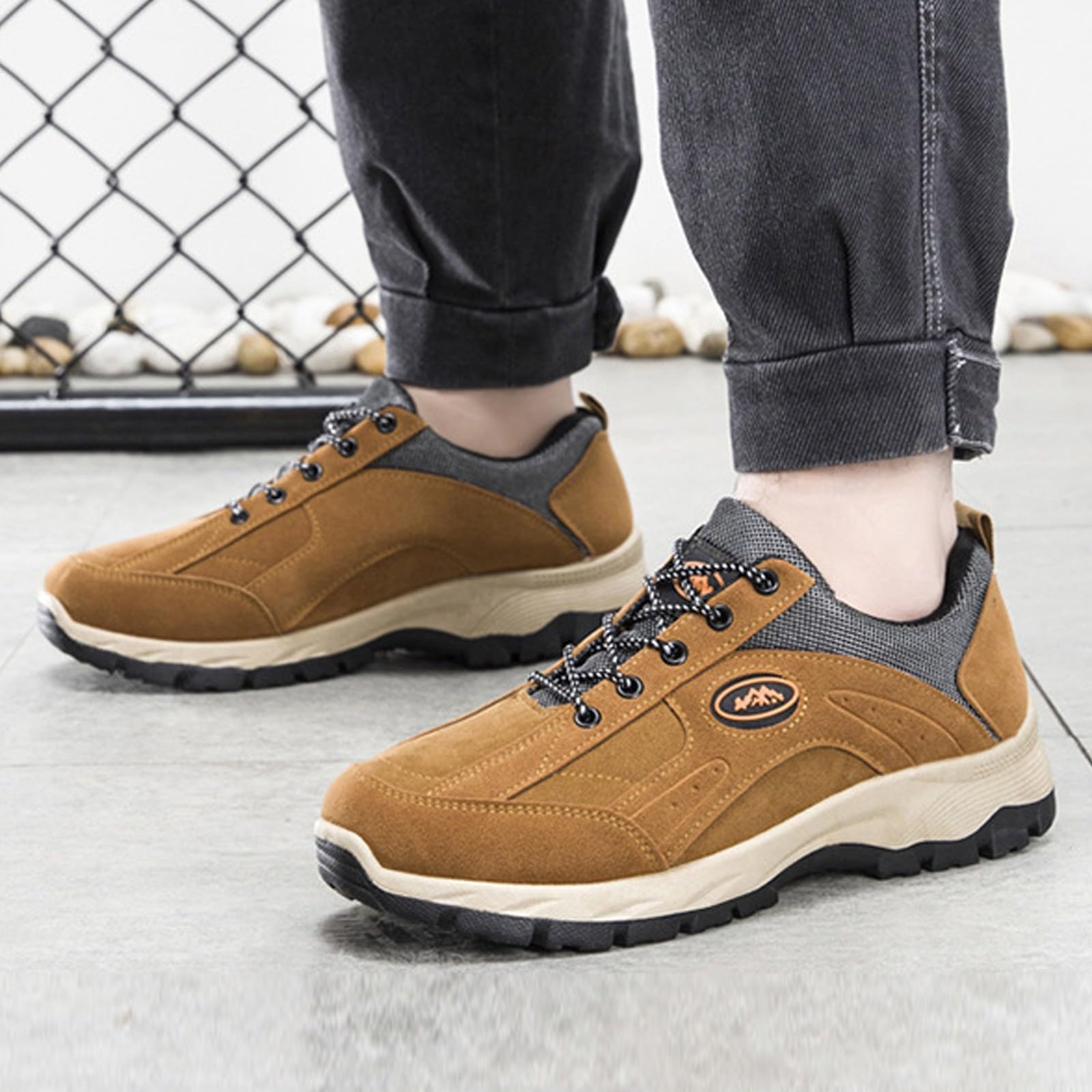 Generisch Herren Schuhe Bergsteigerschuhe Turnschuhe Wanderschuhe Joggingschuhe Männer Sportschuhe Bergsteigerschuhe Mesh Atmungsaktive Bequeme Schuhe