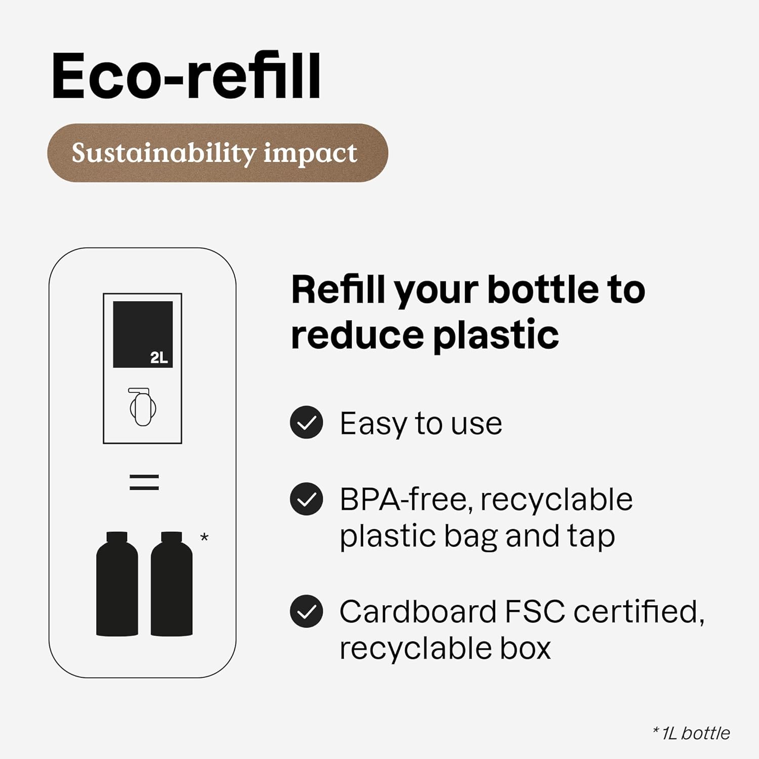 ATTITUDE Laundry Detergent with Essential Oils, EWG Verified, Vegan, Plant and Mineral-Based Ingredients, HE, Bulk Refill, 80 Loads, Geranium and Lemongrass, 67.6 Fl Oz