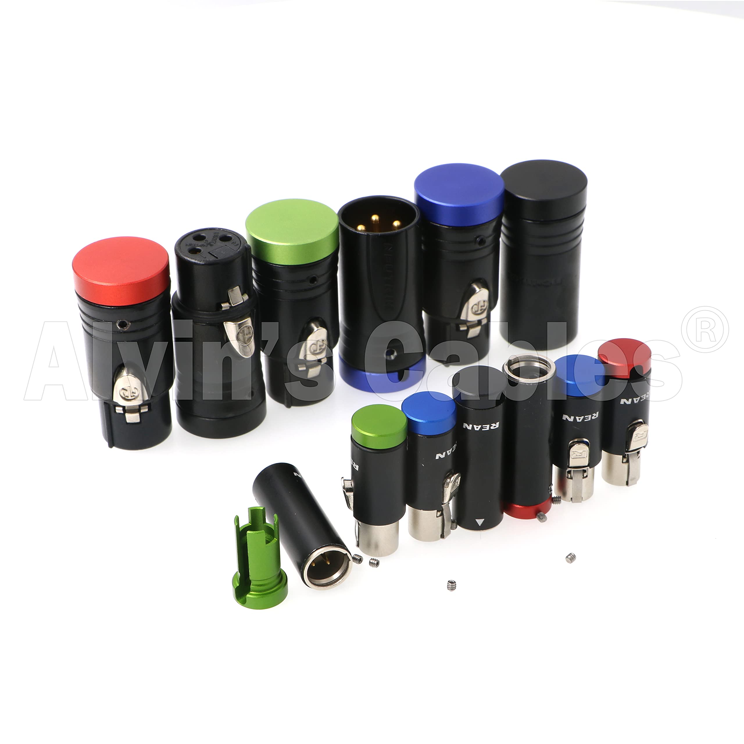 Neutrik NC3FRX-BAG Serie XX Conector de ángulo recto hembra XLR de 3
