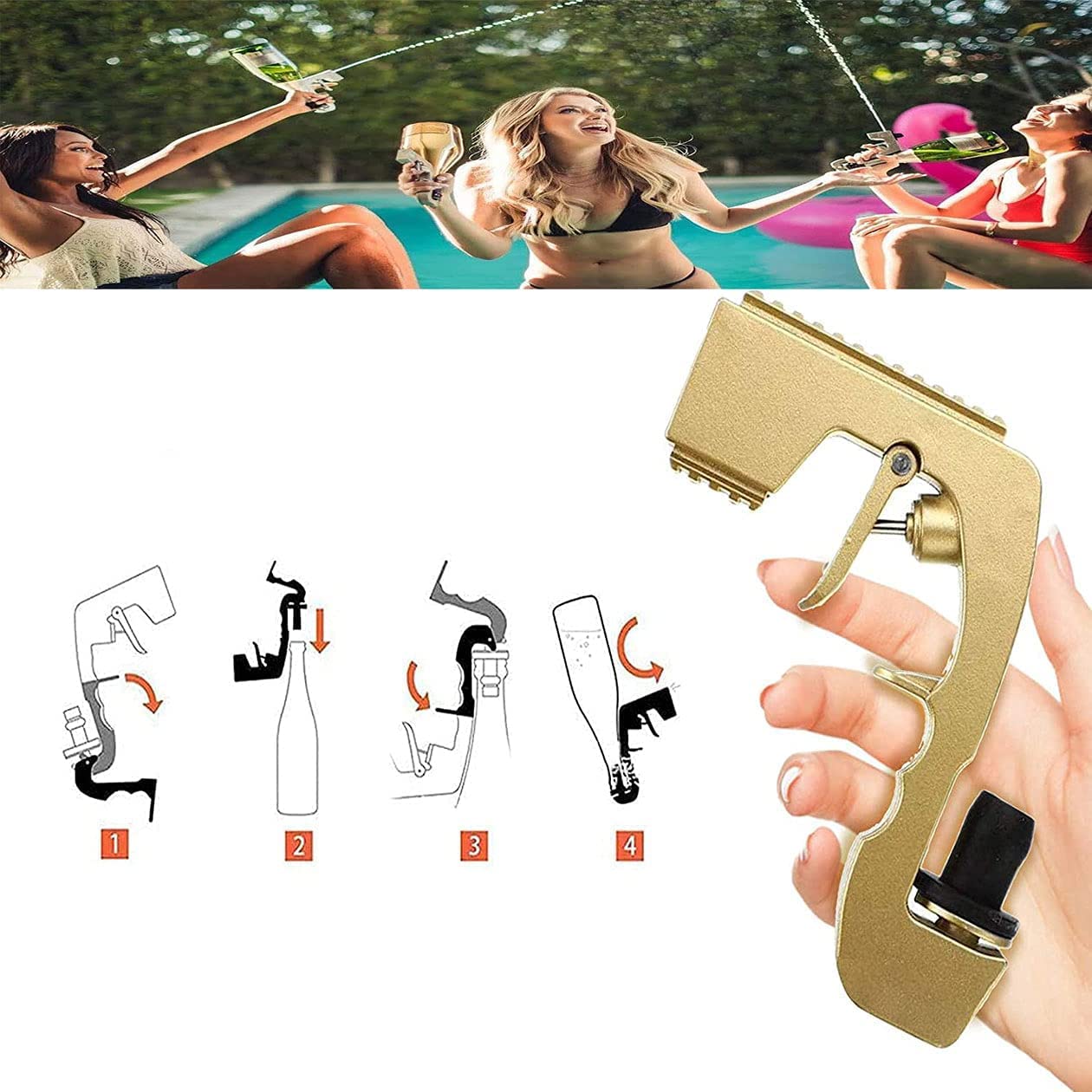 シャンパンガン Amazon.co.jp: シャンパンガン、ビールガン、シャンパンスプレーガン