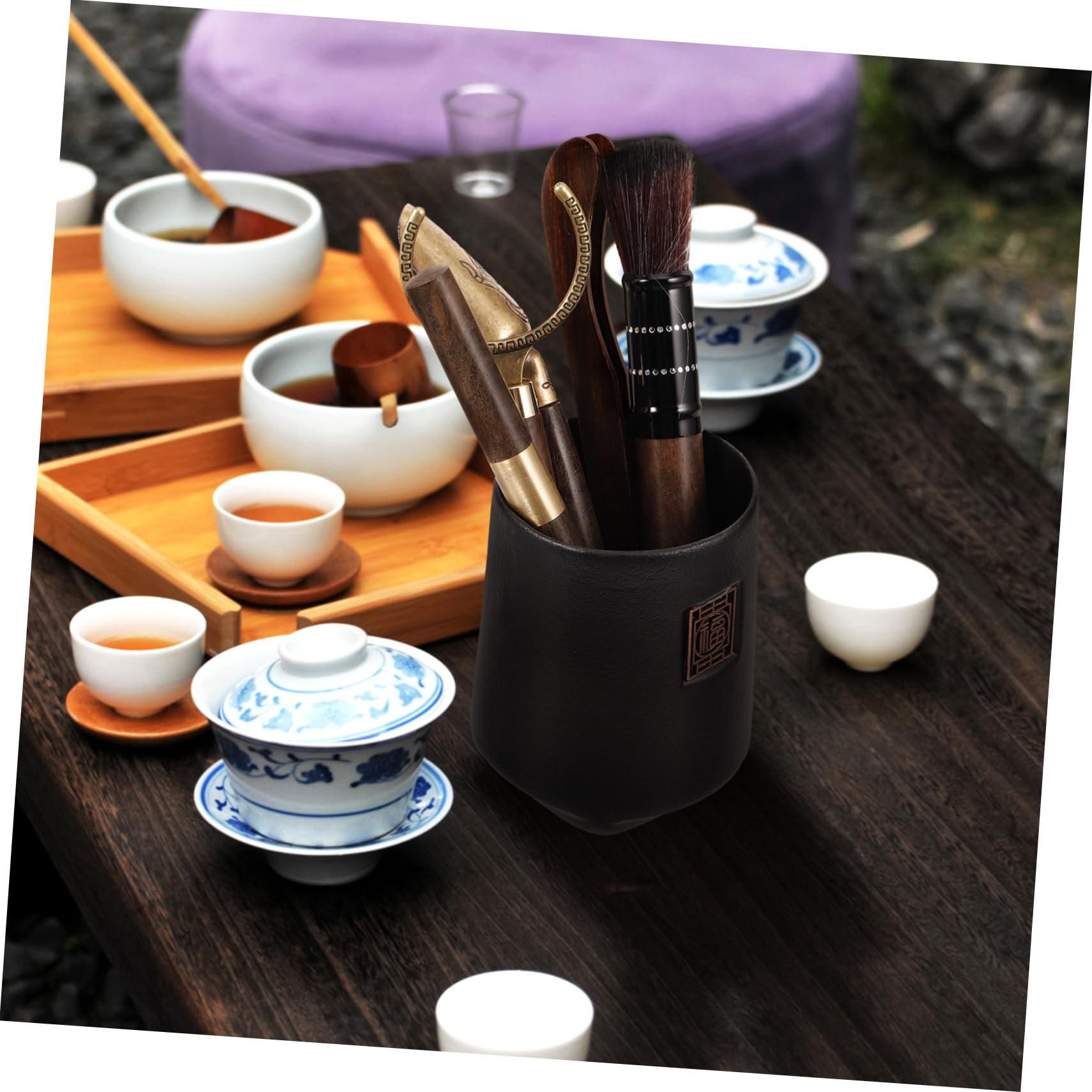 SOLUSTRE 2sätze Gongfu Teeset Teiliges Set Für Chinesische Teezeremonie Inklusive Teebehälter Und Zubehör Für Teeliebhaber Und Sammler