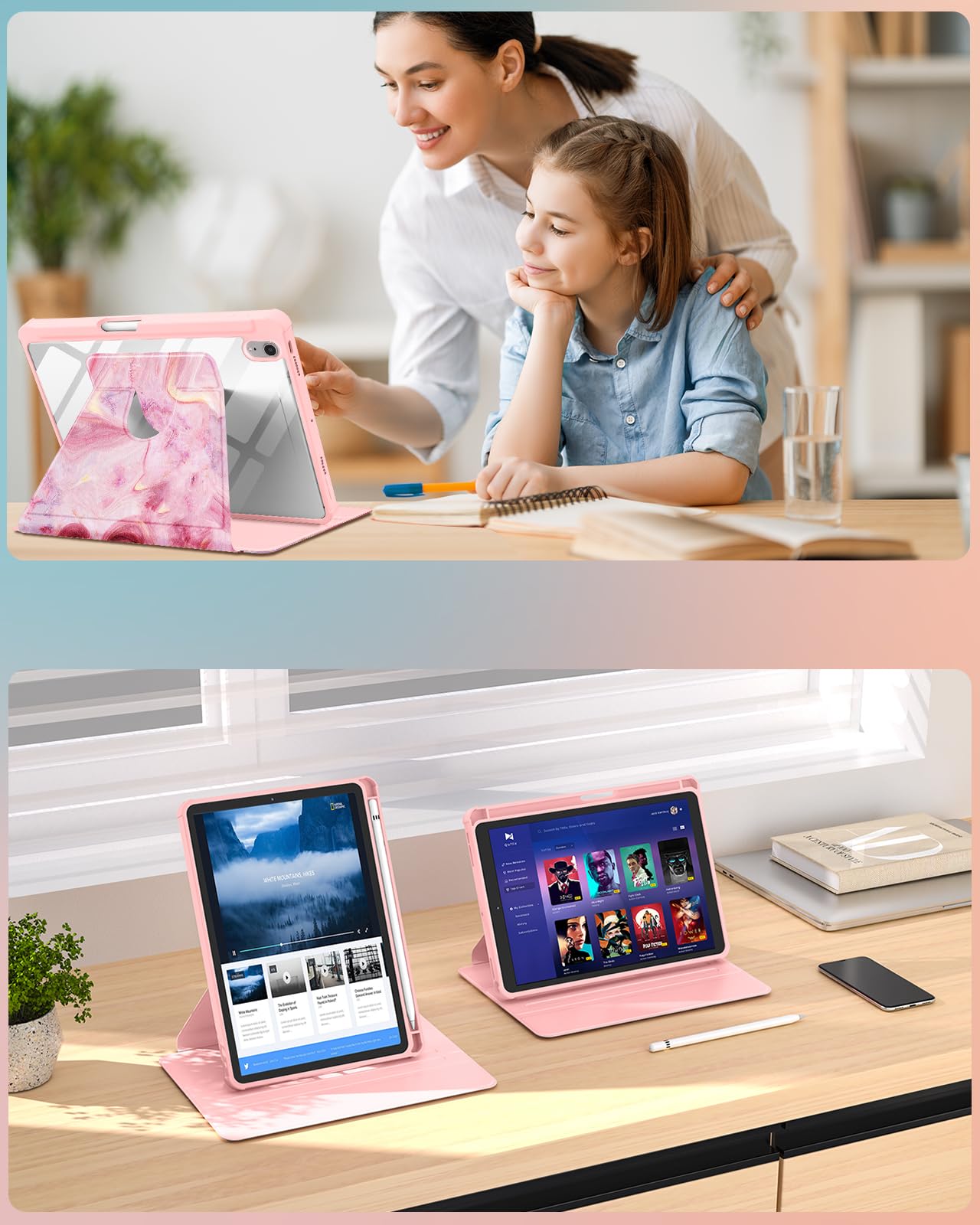 Amazon.com: Uppuppy for iPad mini 7/6 Case - for iPad mini 6th/7th