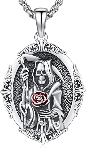 Vista 103 de Collar con colgante de plata de ley 925 con medalla de San Patrón, joyería religiosa para hombres y mujeres, con cadena de acero inoxidable 316L