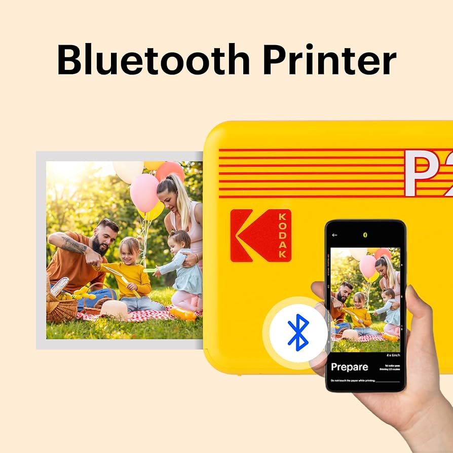 Amazon.com : Kodak Mini 2 Retro 4PASS Portable Photo Printer, 2.1