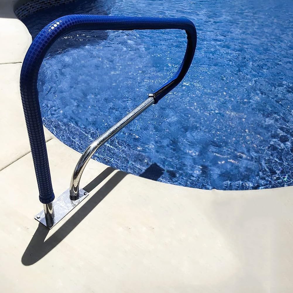 Copertura Per Corrimano Da Piscina, Blu, Con Adesivo Antiscivolo Facile Da Applicare Lunghezza 12 M 95250379