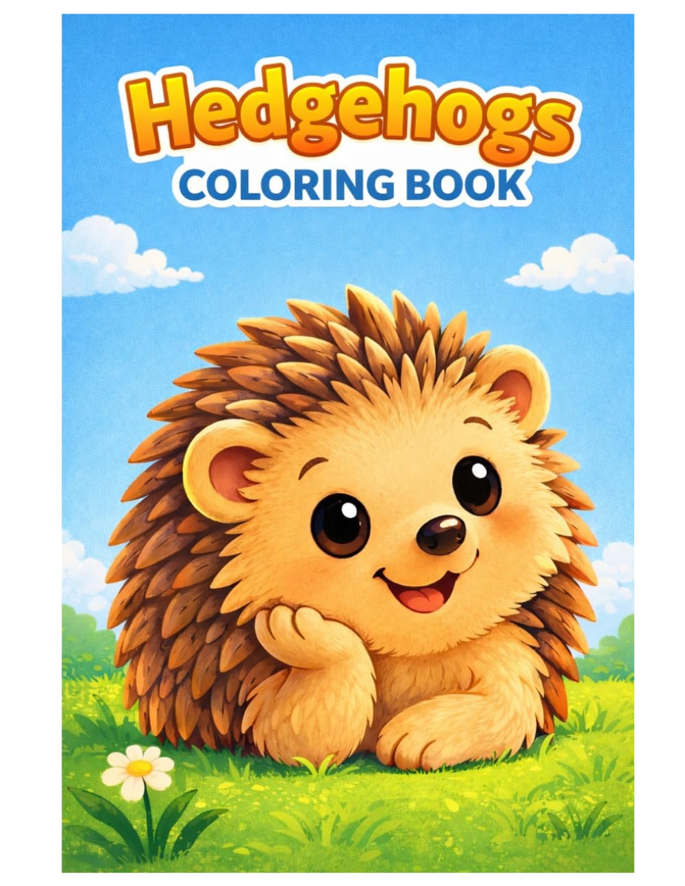 Hedgehogs Coloring Book: Cute Hedgehog Coloring Pages with Nature Scenes – Relaxing Animal Designs for Kids and Adults