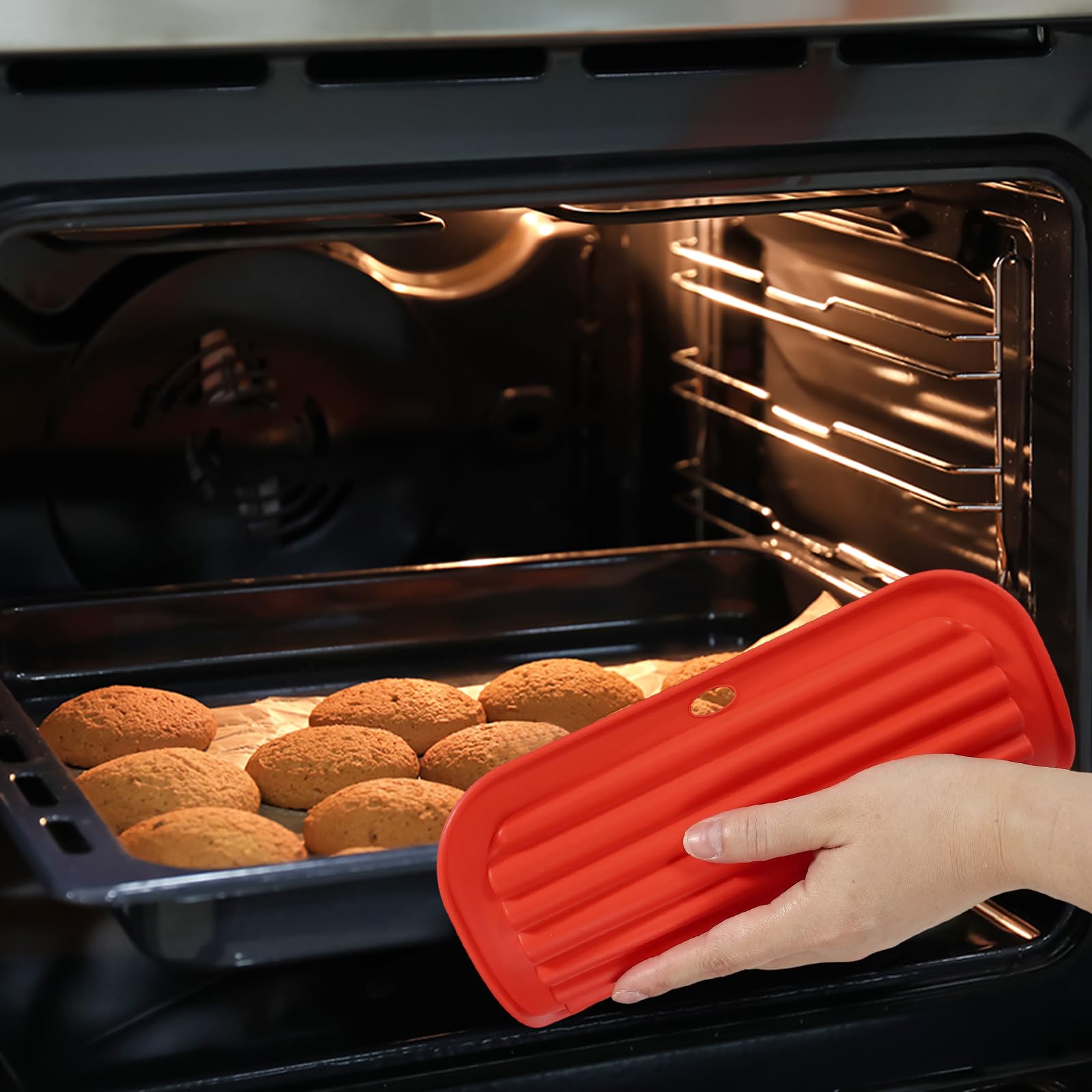 Uxcell 2-Pack Silicone Trivet Mats - 9-Inch Round Heat Resistant Hot Pot Holders For Countertops