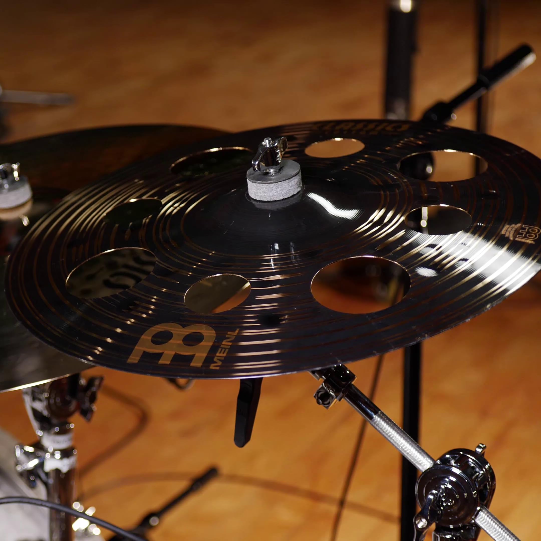 Meinl Cymbals Classics Custom Dark Trash Crash 16 pollici (40,64cm) Piatto per Batteria - Bronzo B12 Finitura Scura