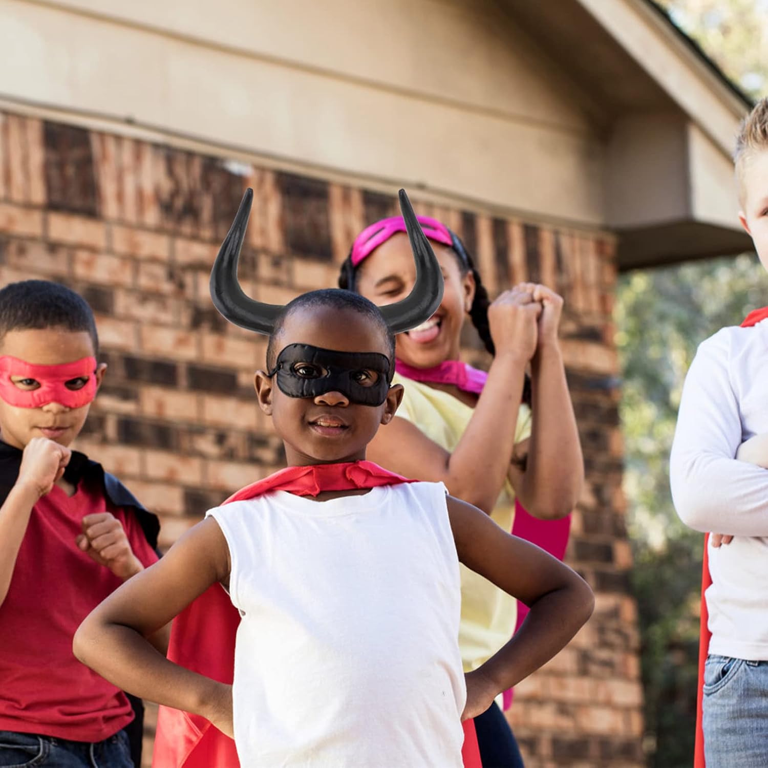 VOSAREA 1 Pair Halloween Horn Headband Imitation Ox Horn Headdress Bulls s Costume Headband Ox DIY Hair Decor for Halloween Party - Image 6