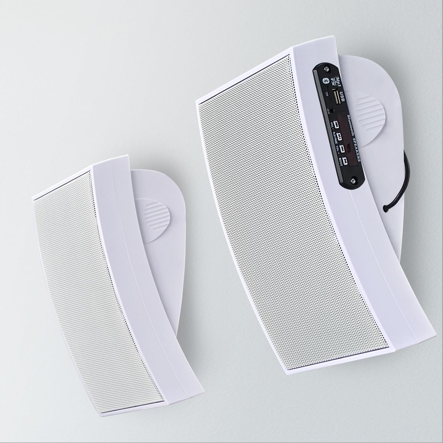 Amazon.co.jp: eモンズ 【 壁掛け アクティブ スピーカー 】 合計50W