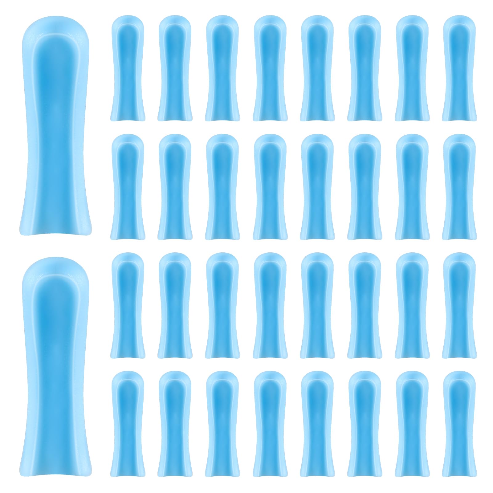 60Pcs Ear Cleaning Replacement Tips for Ear Camera - Ear Cleaner Replacement Tips Silicone Soft Cleaning Reuse Cap Earwax Cleaning Accessories for Teens Adults