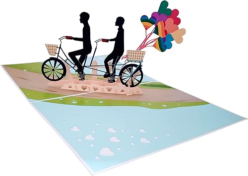 Miniatura 3 de iGifts And Cards Tarjeta de felicitación 3D para el Día de San Valentín, Día del Padre, Romántico, compromiso, aniversario, boda, orgullo, amantes,