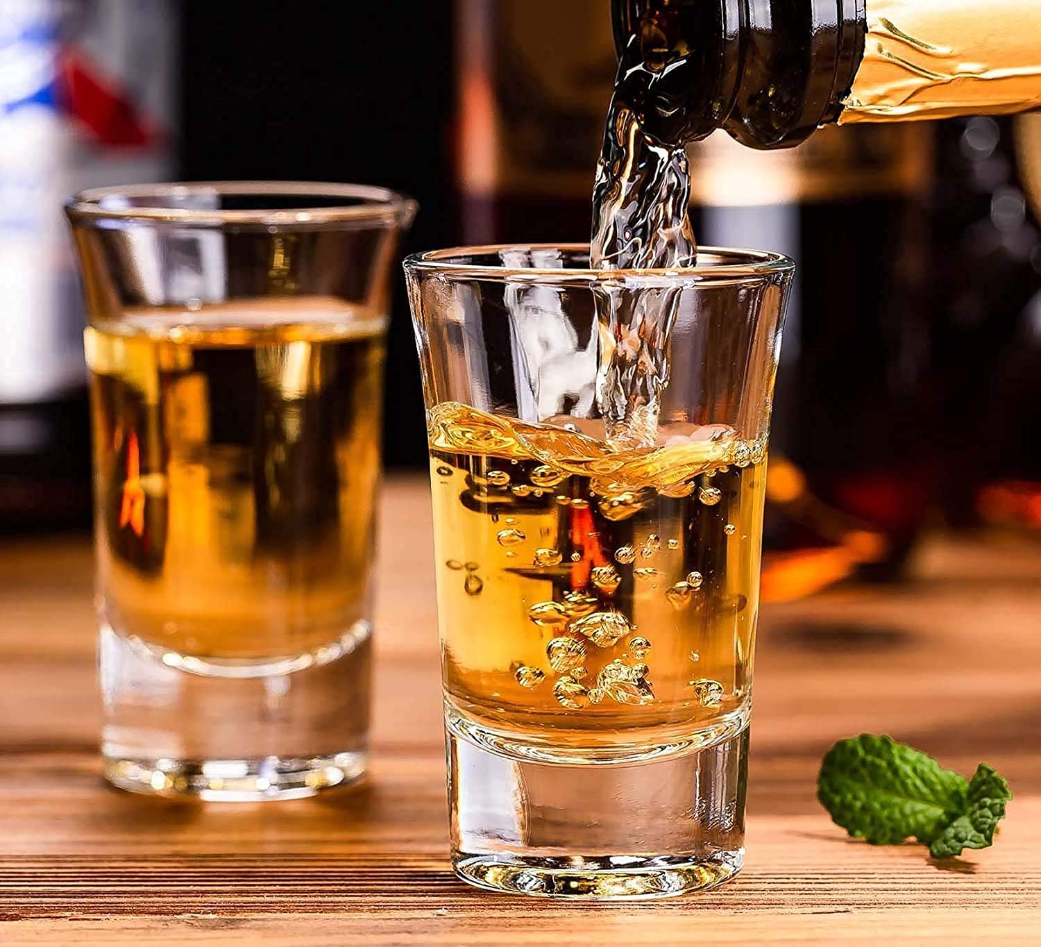 Clear Shot Glasses - 12 Pack for Tequila & More -2 Clear Shot Glasses - 12 Pack for Tequila & More -2